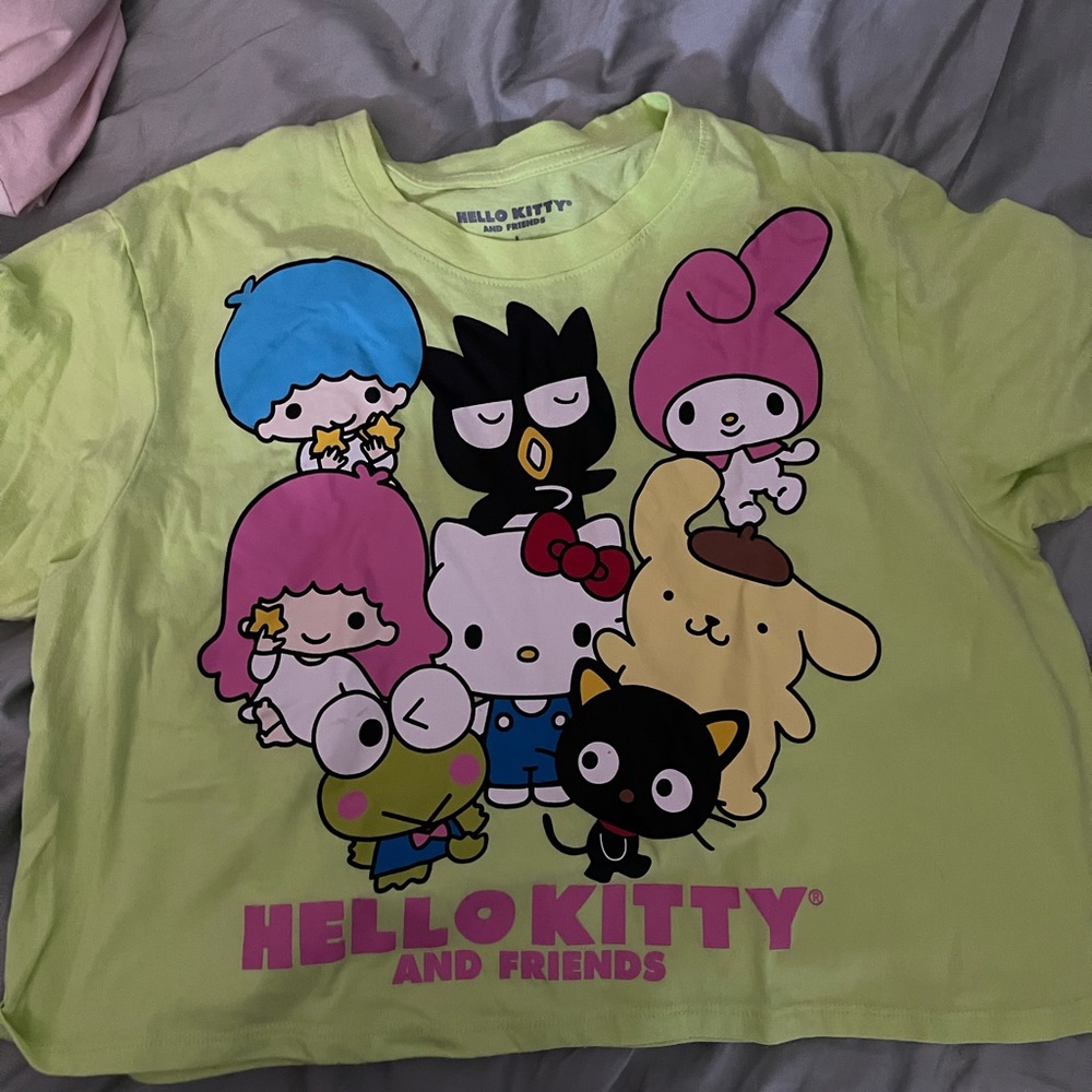 Pre owned hello kitty and friends crop top